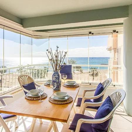 Beach Front Apartment In Aguilas With Wifi Exterior photo
